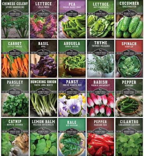 Hydroponic & Indoor Garden Seed Kit – Survival Garden Seeds by SurvivalGardenSeeds