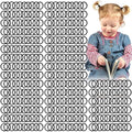CÉLLOT 360PCS Black Elastic Hair Ties,2cm in Diameter No Crease Finger Rubber Hair Elastics,Small Thin Hair Ponytail Holders Hair Accessories for Women Girls Toddlers Kids by C%C3%89LLOT