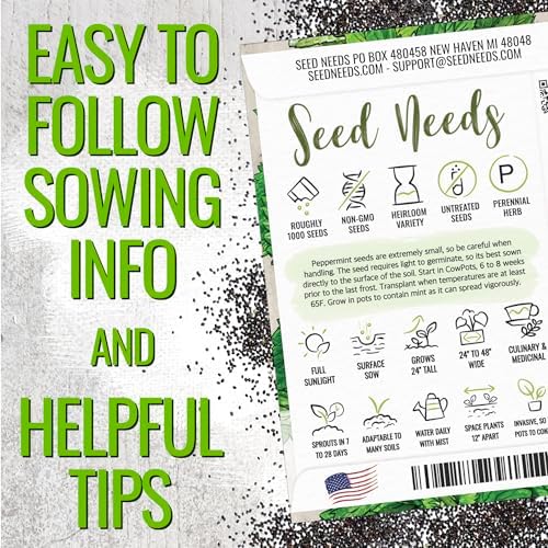 Seed Needs Peppermint Seeds to Plant an Herb Garden - 10 Packs - Image 4