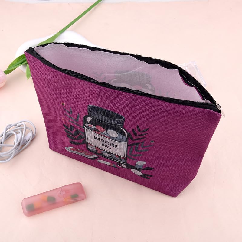 Medication Pouch Bag for Medicine Drug Pill Organizer for Travel Pharmacy Pouch Camp Medical Kit Bag Physician Practitioner Nurse Doctor Gifts Bags Pouches Get Well Soon Gifts for Hospital Patients - Image 6