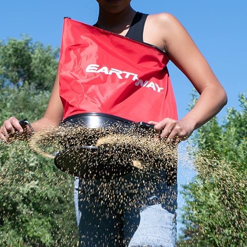 EarthWay Products 2750 25lb Nylon Bag Seeder Spreader - Red, Durable, Water Resistant, Food Plot Equipment, Seed Spreader, Grass Seeder Made for Hunters, Farmers, Gardeners, Lawn Maintenance - Image 2