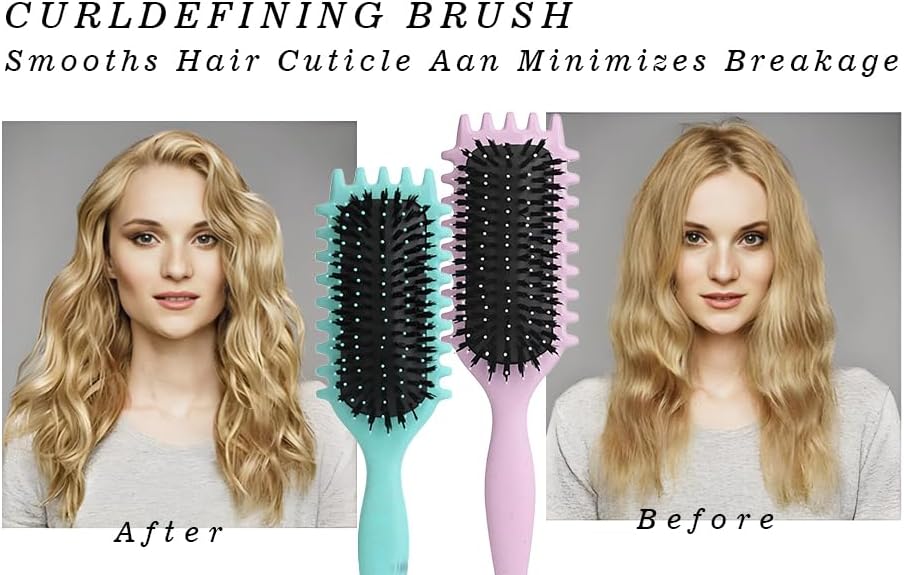 Curly Hair Brush,2025 Curly Hair Products Curl Defining Brush, Bounce Defining Hair Shaping for Women Men - Image 6