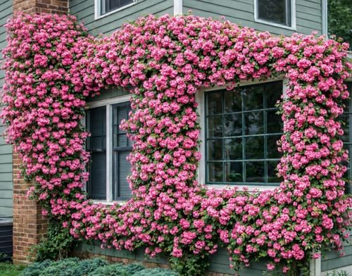 Peggy Martin Climbing Rose - 16-28" Tall Live Plant - 3 Gallon Pot by Unknown