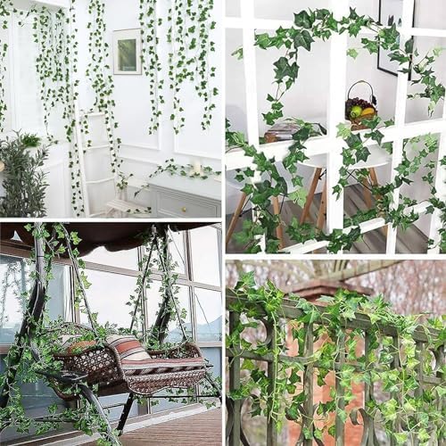 RECUTMS Artificial Fake Ivy Vines Garlands for Room Decor（36 Pack 258Ft） - Image 6