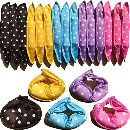 Aimin Hair Heatless Curlers, Soft Hair Curlers To Sleep In, Overnight Heatless Curls For Long Hair, No Heat Foam Curlers, Satin Sponge Rollers For Hair (30 pcs, light colour) … by AiminHair