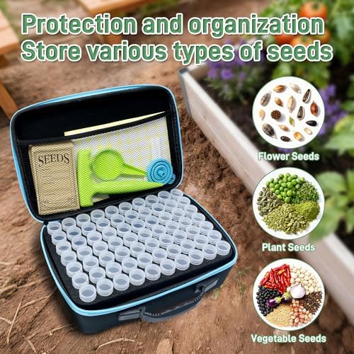 Seed Storage Organizer, 140 Slots Seed Storage Box with 20 Envelopes - Image 5