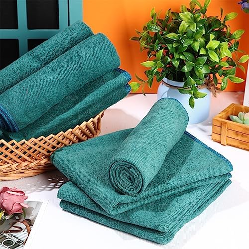Newwiee 72 Pack Salon Towels Bleach Proof Hair Towel 18 x 30 Inch, Green - Image 5