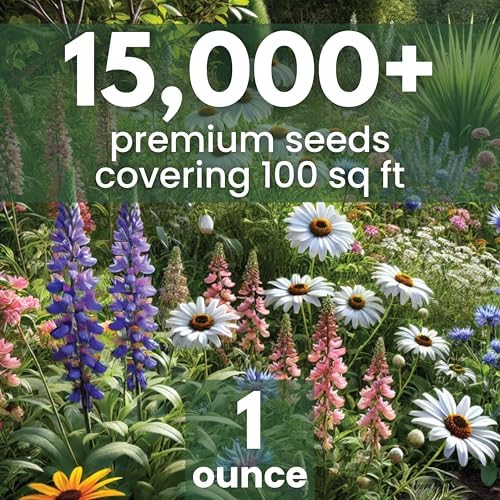 Perennial Species Mix - Large 1 Ounce Packet - 15,000 Flower Seeds for Planting - Wildflower Mix (Pack of 2) - Image 2
