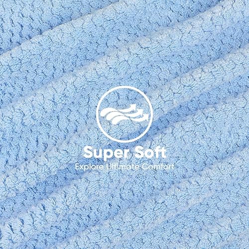 HOMEXCEL 5PK Microfiber Hair Towels, 40x20 in, Fast Drying for Long Hairs - Image 2