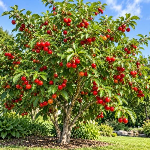 4 Red Jamaican Cherry Tree - Strawberry Tree Starter Live Plant (4 Pack) - Image 6