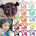 13 PCS 1.65" Metal Hair Accessories - Snap Barrettes with Non-Slip Star Clips for Girls in Multiple Colors by Seneeel