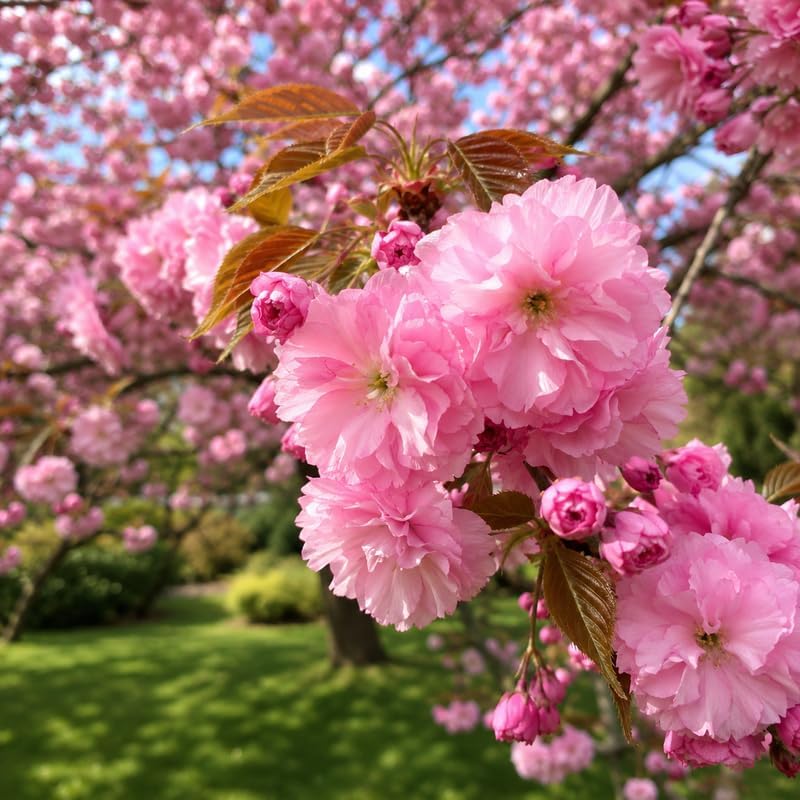 Double Pink Cherry Tree Live Plant - Image 3