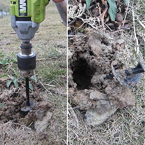 Garden Auger Drill Bit for Planting – 1.6x9 Inch Garden Auger,Rapid Planter Bulb & Bedding Plant Auger for 3/8" Hex Drive Drill – Ideal Bulb Planter Tool for Tulips - Image 6