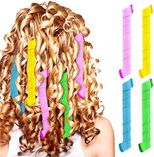 Wave Curlers Kit for Hair Supplies - 42 Spiral Curling Rods, No Heat Hair Styling with 40 Rollers and 2 Hooks (11.8 Inch) - Image 6