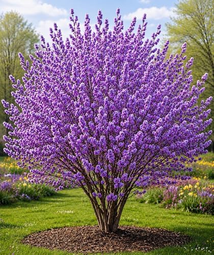 Purple Pussy Willow Tree Cuttings to Plant (4 Fresh Cuttings) – Fast Growing Ornamental Willow Shrub or Small Tree – Easy to Root Live Willow Cuttings for Landscaping & Spring Catkins by CZGrain