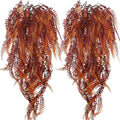 2-Pack Fake Hanging Plants, Faux Hanging Plant Artificial Greenery for Living Room Bedroom Boho Wall Shelf Indoor Outdoor Decor (Red Coreopsis) by Unknown