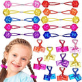 20pc Cube Ponytailers Assorted Ponytail Cubes Twin Bead Hair-Value-Fun by Expressions