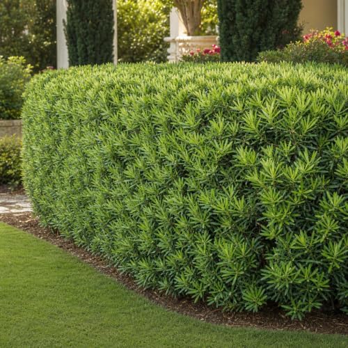 Dwarf Podocarpus Macrophyllus Pringles - 10 Live Plants - Dense Evergreen Low Hedge or Bonsai - Image 2