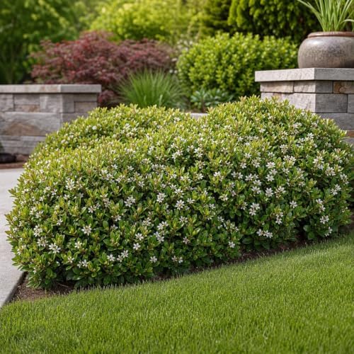 Indian Hawthorn - 40 Live Plants - Rhaphiolepis Indica Alba - Flowering Evergreen Shrub - Image 2