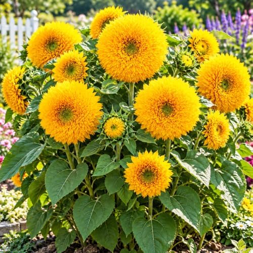 Dwarf Teddy Bear Sunflower Seeds for Planting, Heirloom Non-GMO, 150 Count - Image 6