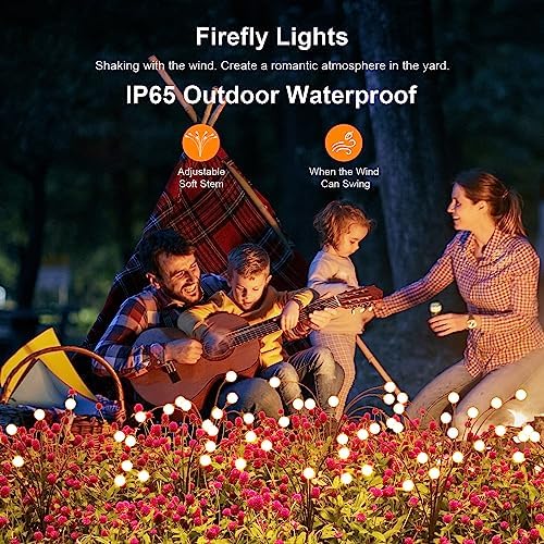 ASMAD Solar Lights Outdoor(12Pack-64 LEDs),Solar Garden Lights,Fairy Lights - Image 6