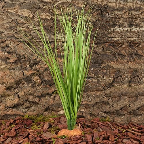 Fake Green Grass Reptile Terrarium Plants for Lizard Snake Tank - Image 2