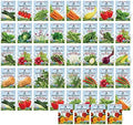 The Old Farmer's Almanac Heirloom Vegetable & Herb Seed Variety Pack - 44 Packets - Non-GMO, Open Pollinated, Heirloom by Unknown