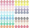ECADY 100-Piece Metal Snap Hair Clips for Girls, Toddlers, and Kids - Perfect for Fine Hair, Thick Hair, and More - Featuring Fun Star Designs by ECADY