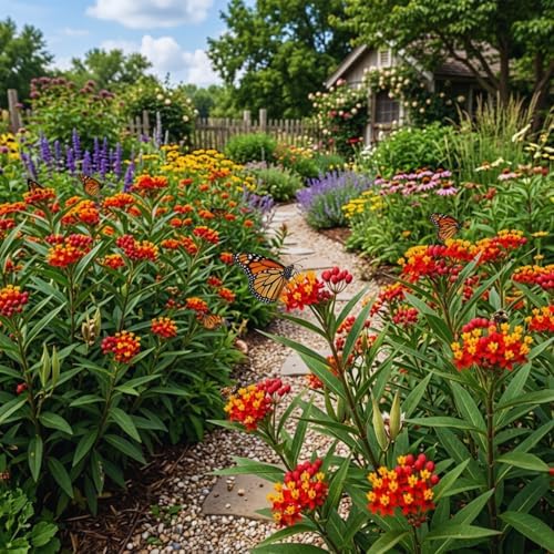 2 Milkweed Live Plants, Flower Plant, 4-6 Inch Tall - Image 4