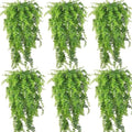 PINVNBY Reptile Plants Hanging Fake Vines Boston Climbing Terrarium Plant with Suction Cup for Bearded Dragons Lizards Geckos Snake Pets Hermit Crab and Tank Habitat Decorations (6 Pack) by PINVNBY