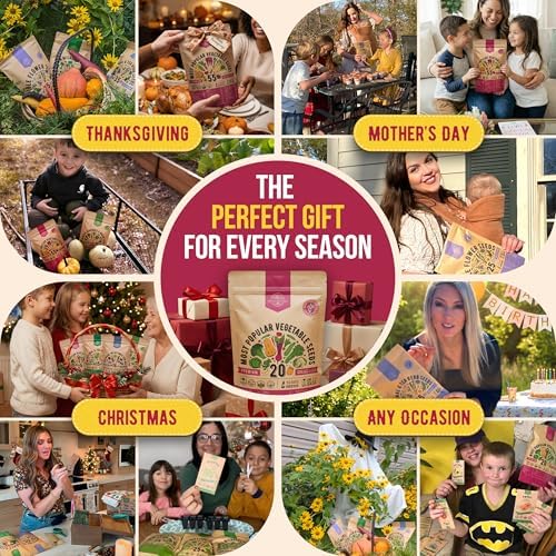 20 Vegetable Seeds Variety Pack - 12,465+ Non-GMO Heirloom Seeds for Planting Vegetables and Fruits in Individual Seed Packets, Home Garden Seed for Hydroponic, Indoor and Outdoors Gardening - Image 6