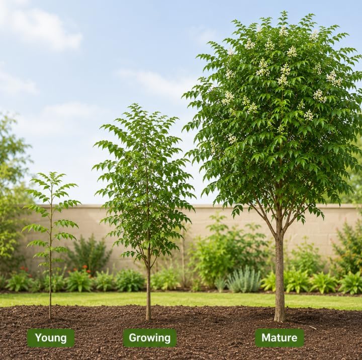 Live Neem Tree Plant 12 to 16 Tall, Tropical Green Neem Tree with White Blooms for Home Garden, Patio and Landscape, No in CA - Image 6