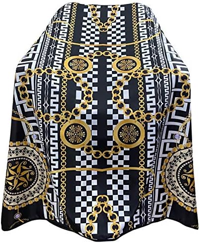 Pelocapa Barber Cape for Men Hair Cutting Salon Cape with Snap Closures Waterproof Professional Large Barber Hairdresser Cape- 63”× 56”(Gold Pattern) by Pelocapa