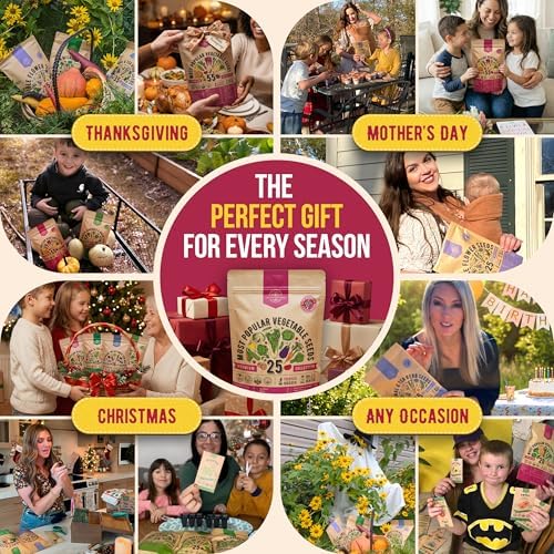 25 Vegetable Seeds Variety Pack - 16,850+ Non-GMO Heirloom Seeds for Planting Vegetables & Fruits in Individual Seed Packets, Home Garden Seed for Hydroponic, Indoor & Outdoor Garden - Image 6