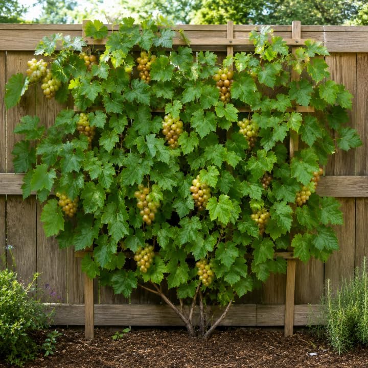 Muscadine Grape Climbing Vine Plant Live for Planting, Sweet Grape Plant 20 to 22 Inch Tall in 1 Gallon Pot for Home Garden, No in CA - Image 5