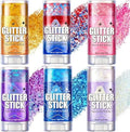 AROIC 6Pcs Body Glitter Stick, Sparkly Mermaid Face Glitter Makeup for Kids by AROIC