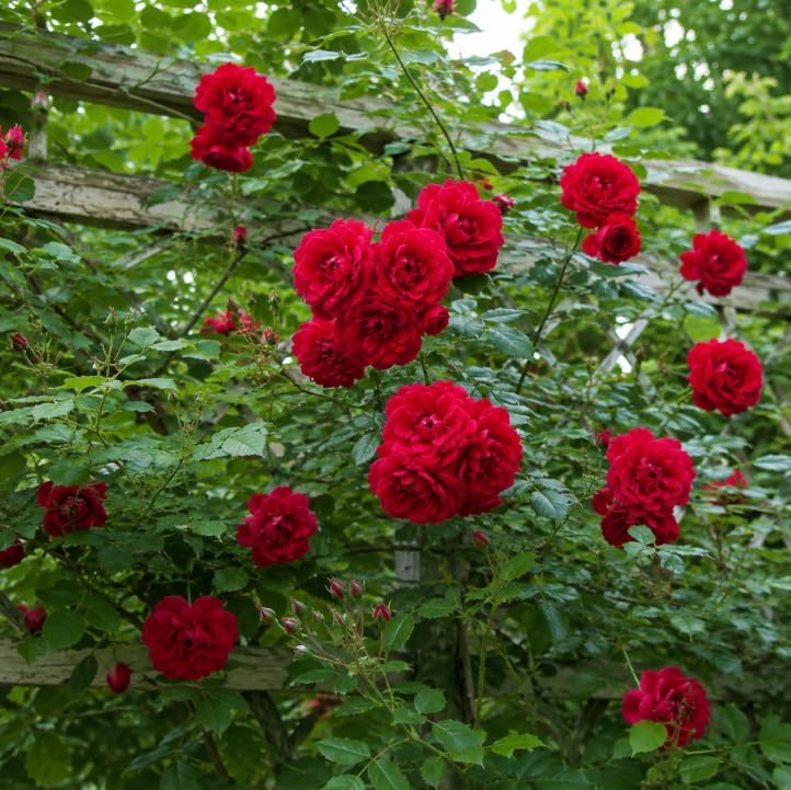 Red Don Juan Rose Plant Live for Planting, Fragrant Red Flowering, Climbing Rose Bush Plant for Outdoor Garden 4 to 6 Inch Tall, No Pot - Image 3