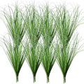 24 Pack Bulk Artificial Plants, Fake Greenery Onion Grass Shrubs Flowers Green Wheat Grass Leaves for Home Office Living Room Indoor Outdoor Gardening Vase Pot Decor by YXYQR