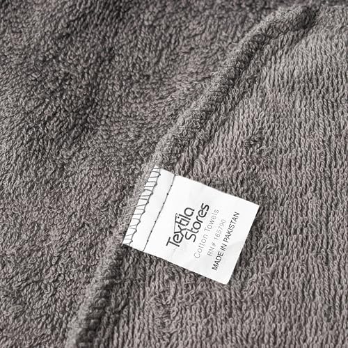 Textila 100% Cotton Hair Wrap Towels for Women, (Pack of 3 - Raspberry, Pink & Grey) Head Towel Cap, Cotton Hair Turban Towel Wrap for Long Curly Anti Frizz Hair, Soft and Absorbent Cotton Hair Towels - Image 6