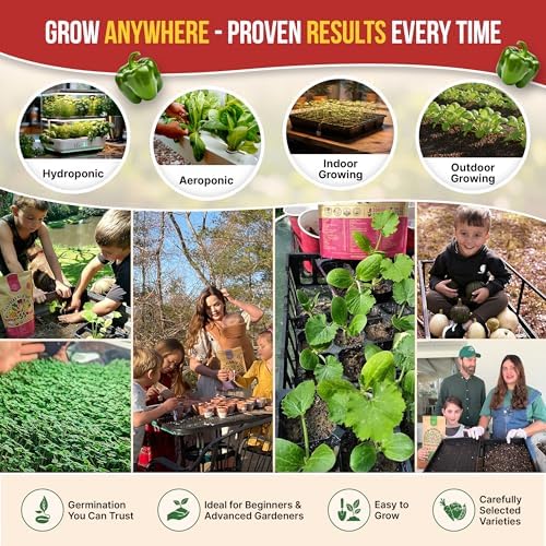 Organo Republic 14 Sweet & Hot Peppers Seeds Variety Pack - 1,030+ Non-GMO Heirloom Pepper Seeds for Outdoor and Indoor Home Gardening, Including Pepper Cayenne, Habanero, Jalapeno, Poblano, Serrano - Image 5