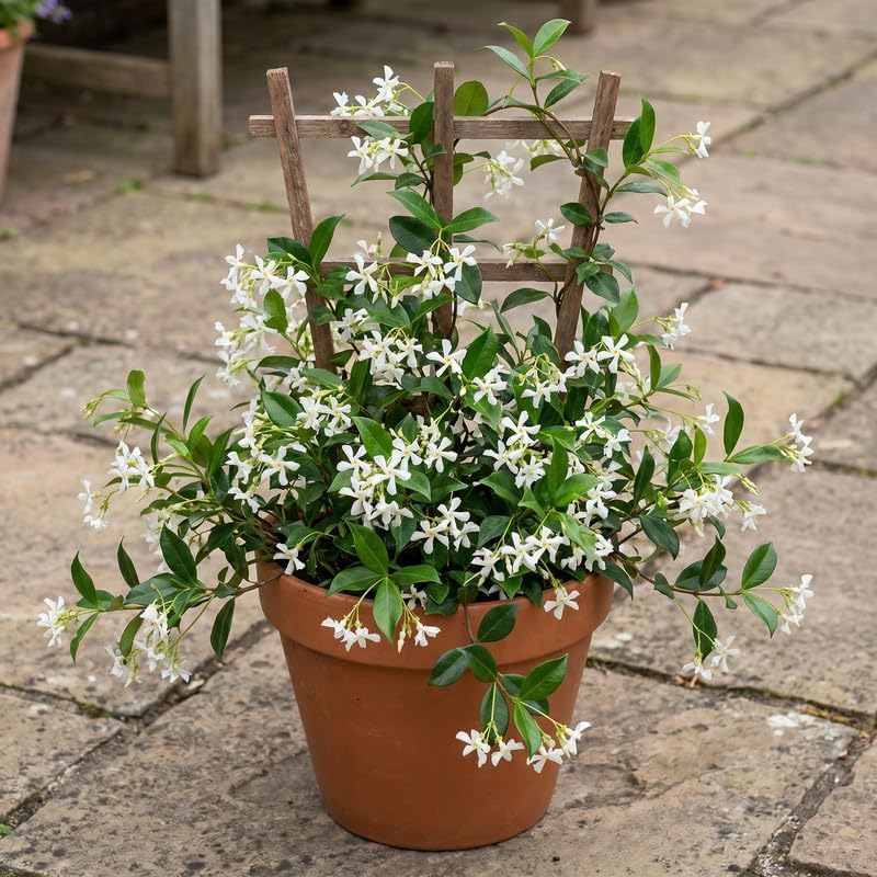 Star Jasmine Vine Live Plant, Patio Container Flower, 4-7 Inches - Image 7