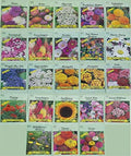 Set of 23 Valley Greene Heirloom Gardening Flower Seed Packets (23 Pack) by Unknown