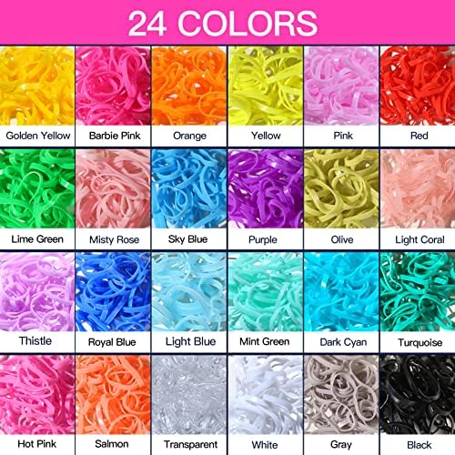 YGDZ Elastic Hair Bands, Colorful Toddler Hair Accessories for Girls, Baby, Mini Rubber Bands for Hair, Small Hair Ties Set, Christmas Stuffers Xmas Gift, Hair Accessories for Teen Girls, Kids - Image 5