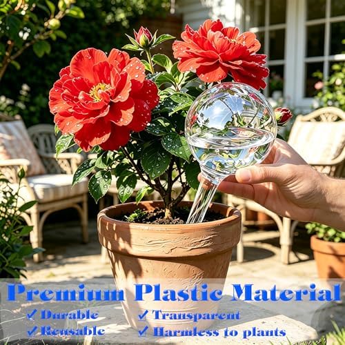 Plant Automatic Watering Devices, Clear Plastic Plant Self-Watering Bulb - Image 4