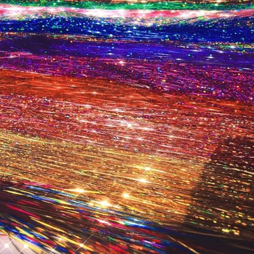 Hair Tinsel Kit With Tool Fairy Glitter Tinsel Hair Extensions for Girls - Image 2