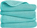 POLYTE 430 GSM Poly Blend Microfiber Quick Dry Waffle Hand Towel, 16x30 in by Polyte