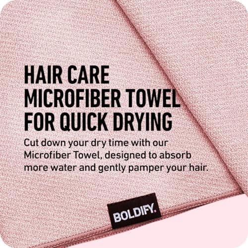 Boldify Quick Dry Microfiber Towel Wrap for Women - for Thin and Curly Hair - Image 3