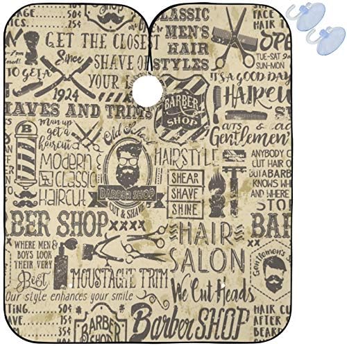 visesunny Professional Barber Cape Polyester Hair Cutting Salon Cape Apron Anti-Static Beard Bib Grooming Apron by visesunny