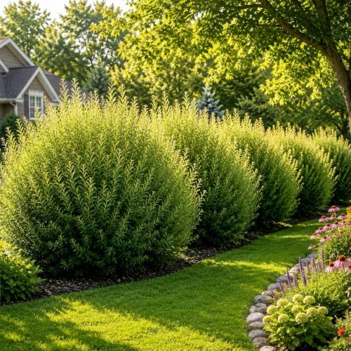 Willow Privacy Bush Cuttings for Planting | Fast Growing Privacy Willow Bush | Easy to Root Live Willow Cuttings | Natural Hedge, Windbreak & Landscape Shrub (12 Plants) - Image 2