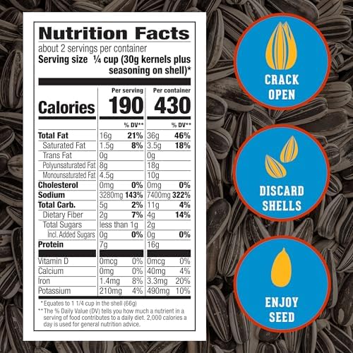 DAVID Jumbo Sunflower Seeds, Buffalo Style Ranch Flavor, 5.25 Ounce (Pack of 12) - Image 2